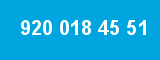 920 018 45 51 920 018 45 51